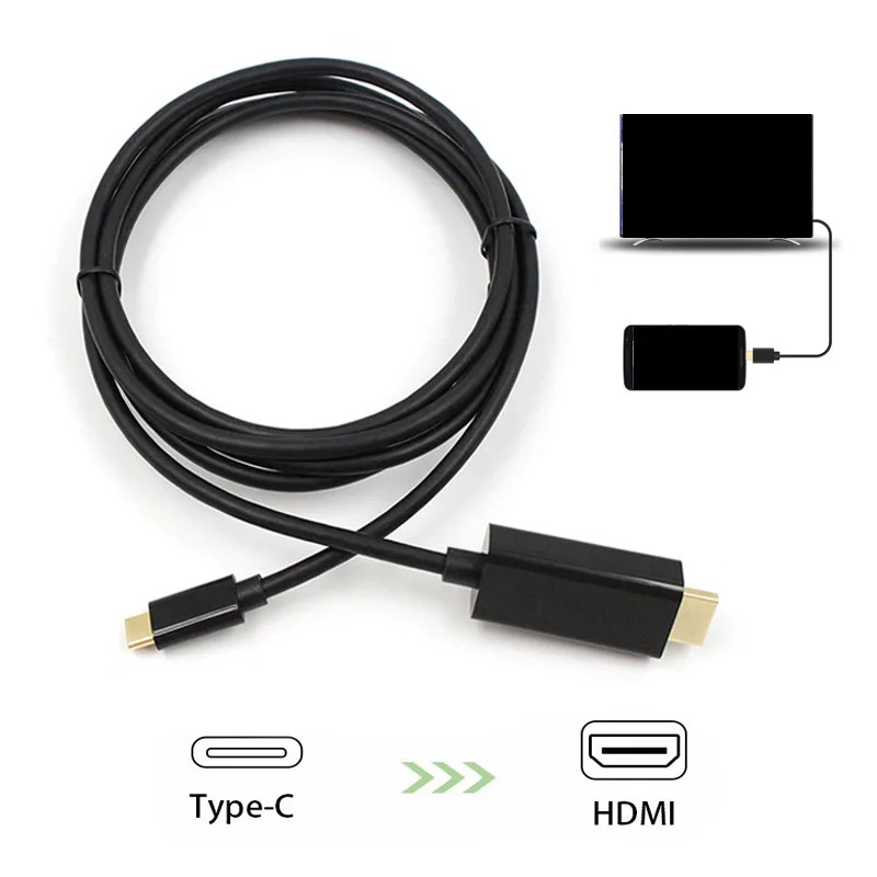 Type-C Male to HDMI Male 4K30Hz