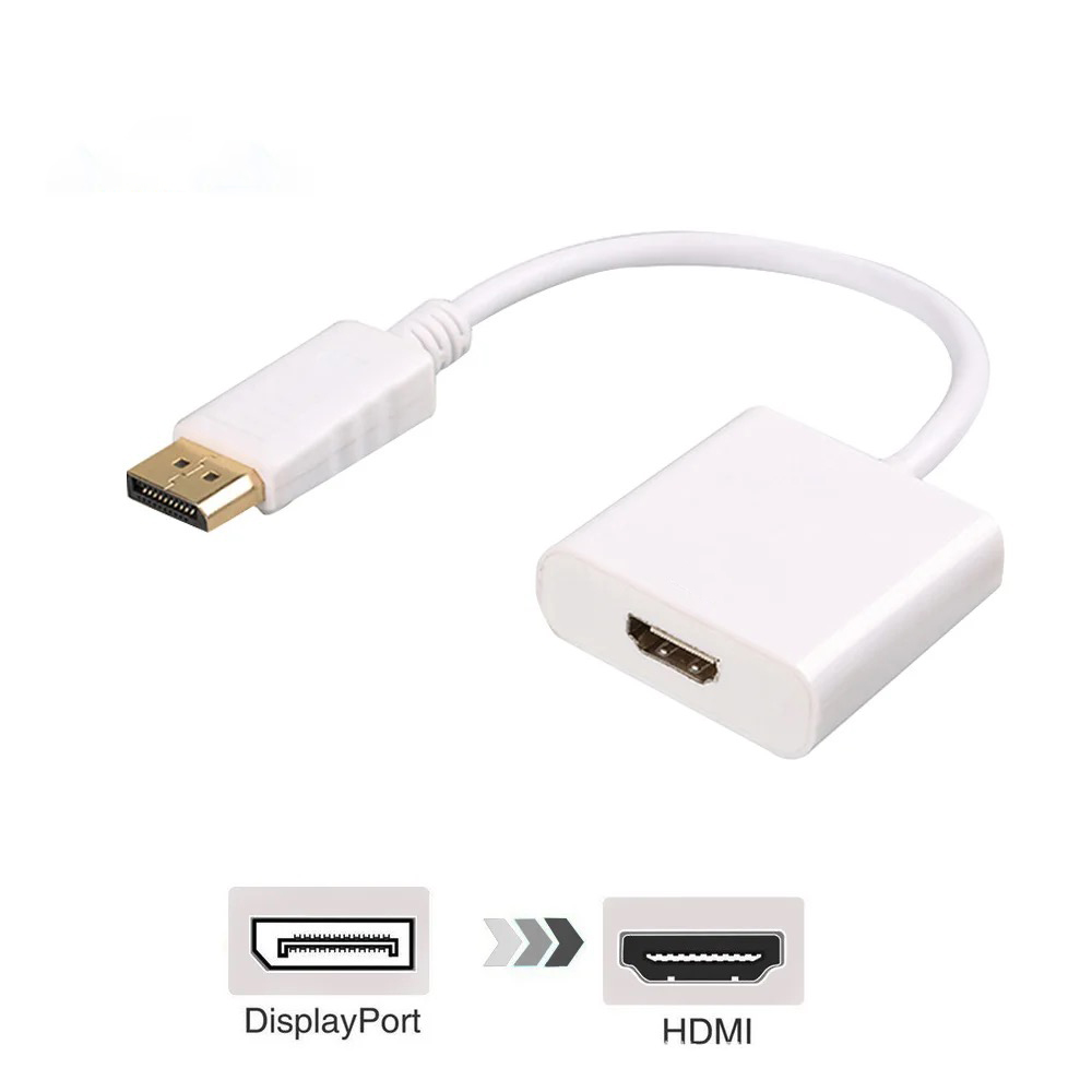 DP to HDMI Video Signal Converter 4K30Hz/4K60Hz/1080P